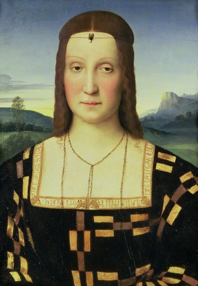 Portrait of Elizabeth Gonzaga by Raffaello Sanzio Raphael